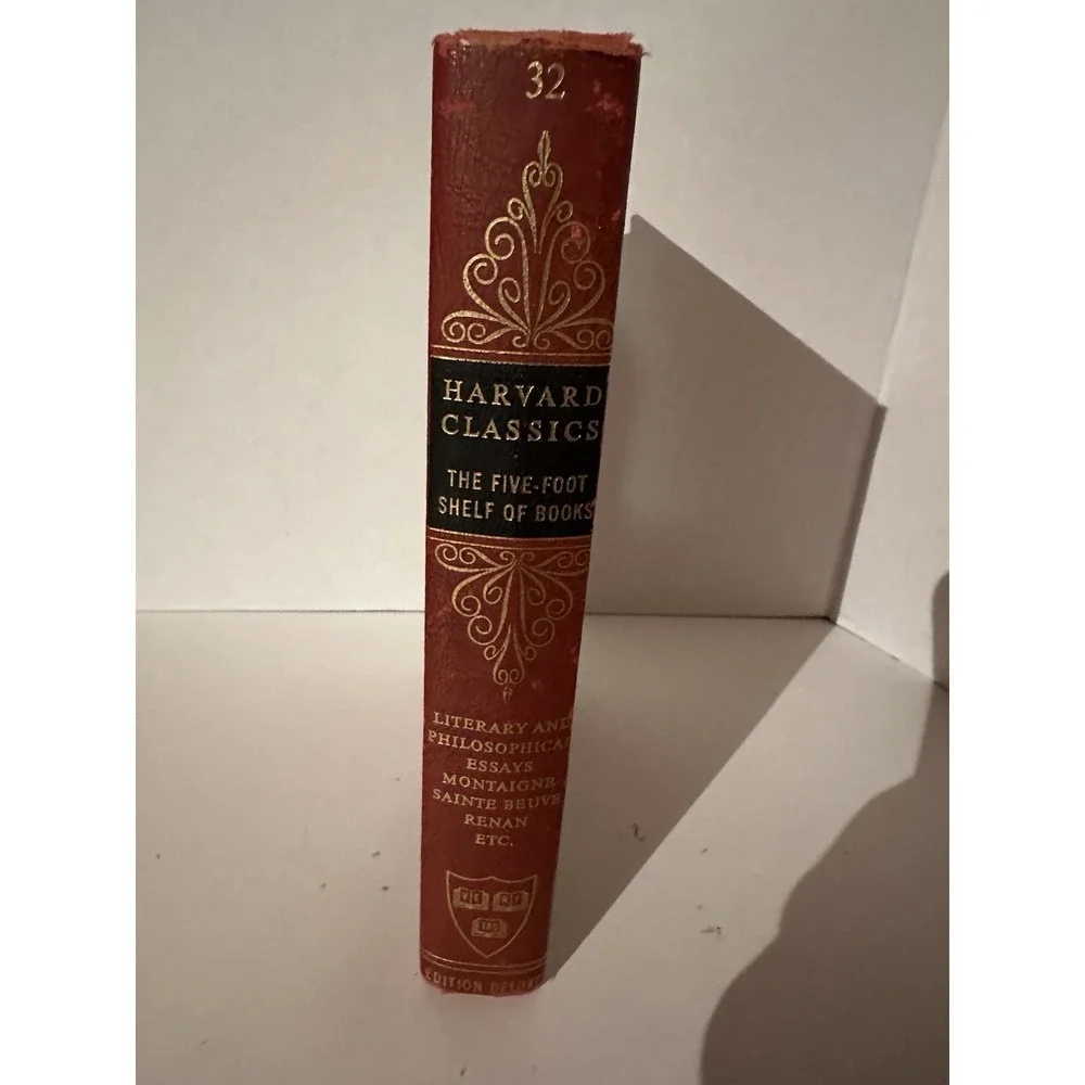 Harvard Classics‎ Literary And Philosophical Essays Montaigne Sainte Beuve Renan